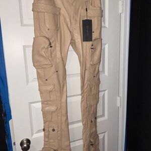 Stylish Men's Beige Cargo Pants